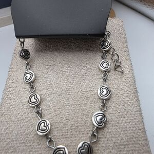 Paparazzi Silver Heart Link Bracelet (925)